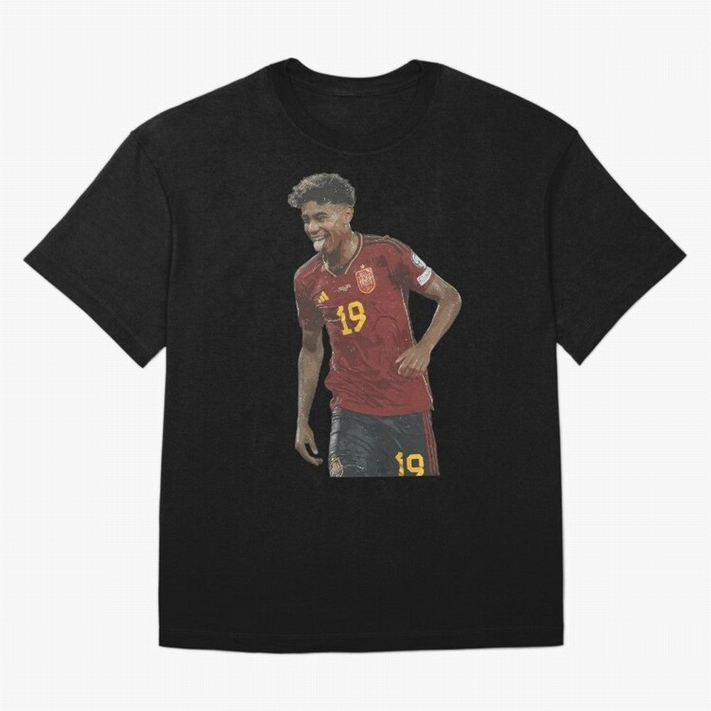 Lamine Yamal Oversized T-Shirt Bring a Champion Mindset to Match Day Hype around FIFA World Cup 2026 USA Canada Mexico, Mbappe, Argentina, France and Brazil, Fan Favorite Moments, National Team Passion, Big Match Drama and Soccer History; Great for