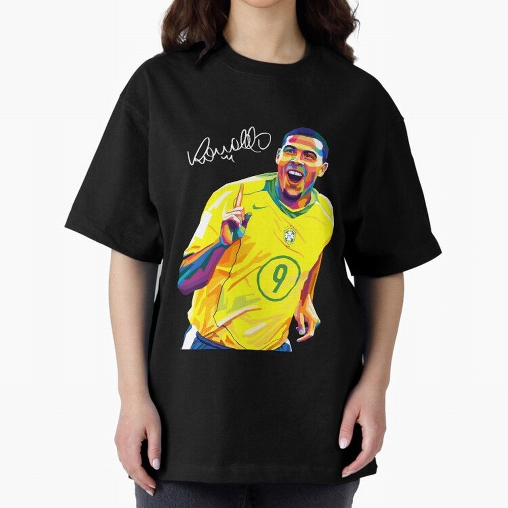 Ronaldo 9 Wpap Pop Art Oversized T-Shirt Turn Football Passion into the FIFA World Cup 2026 Journey through Cristiano Ronaldo, Haaland and CR7 Highlights, Argentina and Brazil Pride, Tournament Hype, Historic Matchups, Family Viewing Parties and