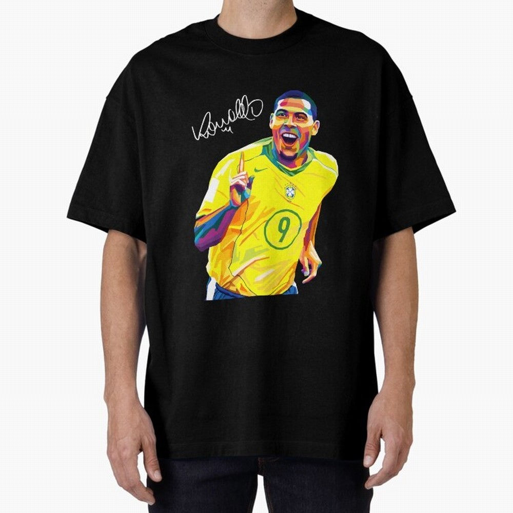 Ronaldo 9 Wpap Pop Art Oversized T-Shirt Turn Football Passion into the FIFA World Cup 2026 Journey through Cristiano Ronaldo, Haaland and CR7 Highlights, Argentina and Brazil Pride, Tournament Hype, Historic Matchups, Family Viewing Parties and