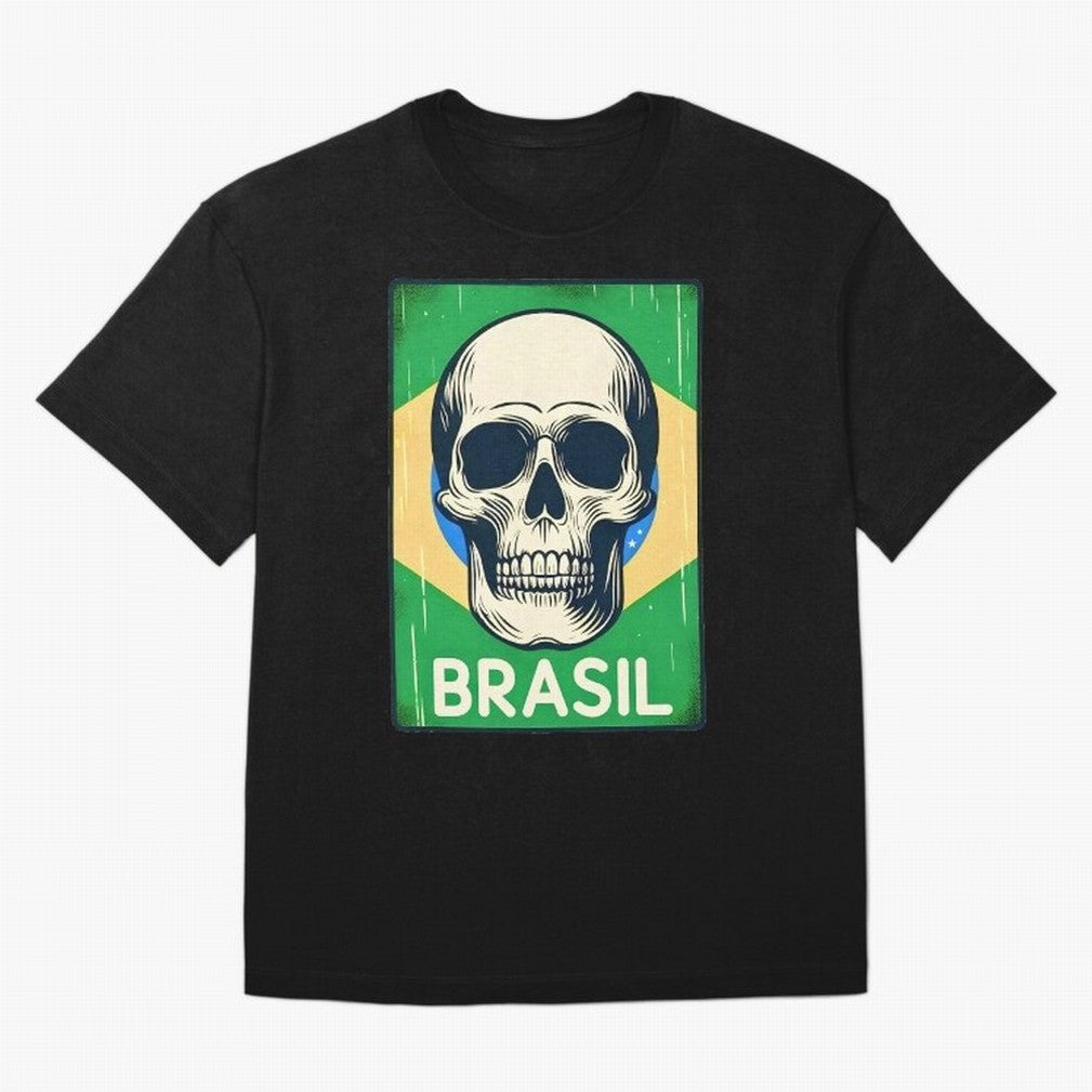 Brasil Classic T-Shirt Cheer for Global Football Passion for FIFA World Cup 2026, Centered on Neymar, Haaland and Cristiano Ronaldo, Argentina and Brazil, Match Day Excitement, Supporter Culture, Golden Goals and Global Football Passion; Great for