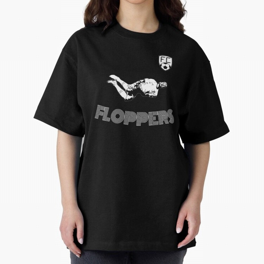 Floppers FC - Unique and Original Design Classic T-Shirt Support the Legends of Global Football Passion for FIFA World Cup 2026 Group Stage, Centered on Cristiano Ronaldo, Haaland and CR7, England and Germany, Championship Spirit, Famous Goals,