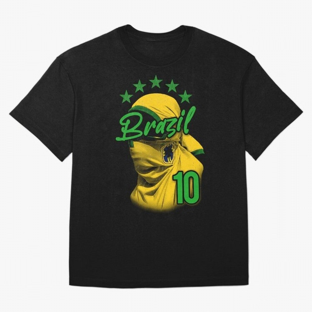 Design Brazil 10 Classic T-Shirt Unlock FIFA World Cup 2026 Featuring Neymar, France and Portugal Energy, Match Day Excitement, Supporter Culture, Golden Goals and Global Football Passion; Great for Watch Parties, Sports Bars, Family Nights, Fan