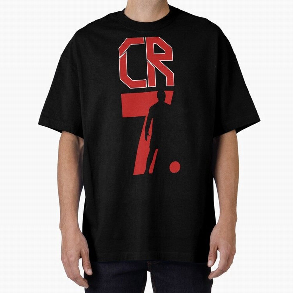Football World Cup cristiano ronaldo CR7 Legacy Oversized T-Shirt Discover Match Day Hype around FIFA World Cup 2026, Cristiano Ronaldo, Haaland and CR7, Brazil, Vintage Soccer Flavor, Modern Football Stars, National Flags and Final Night Emotion;