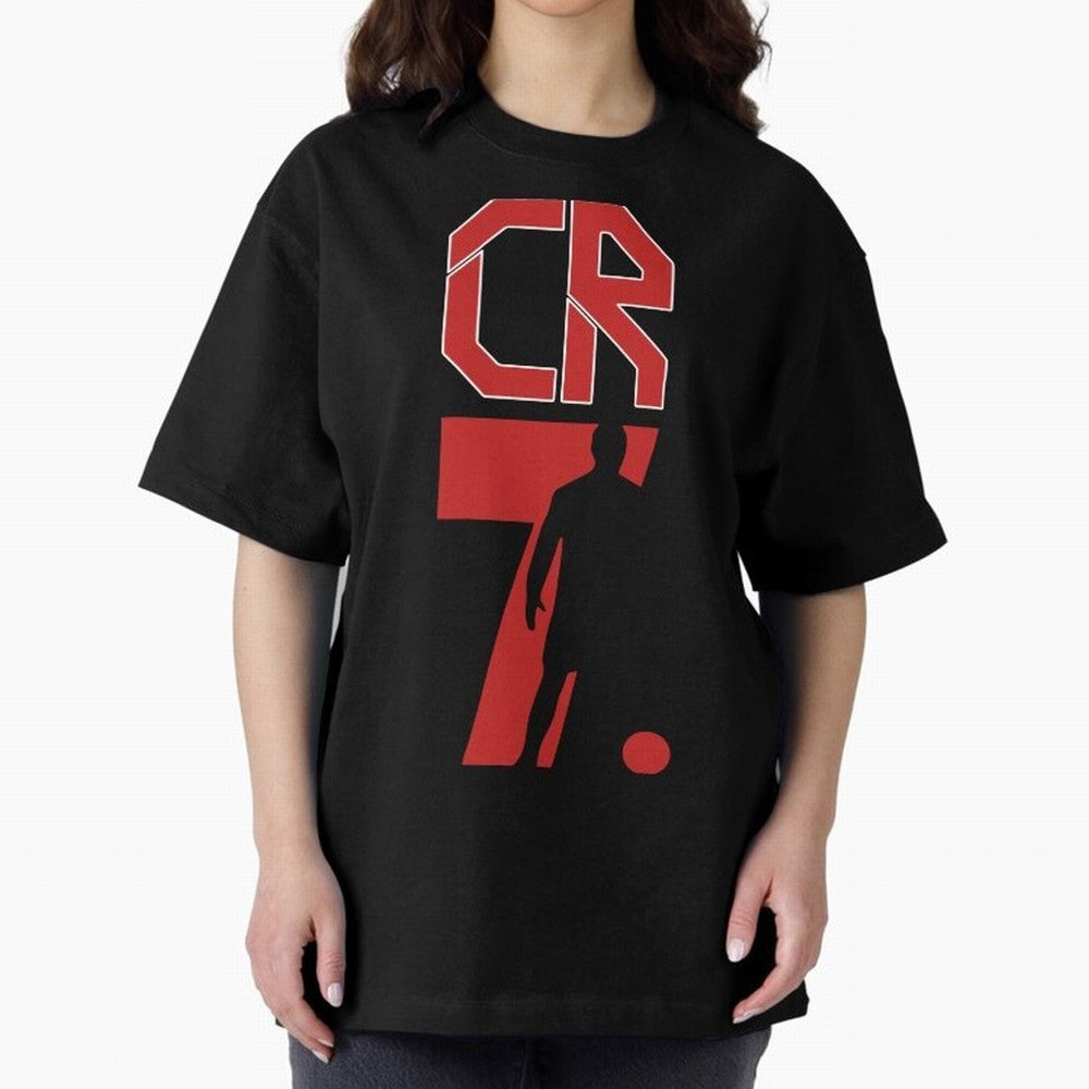 Football World Cup cristiano ronaldo CR7 Legacy Oversized T-Shirt Discover Match Day Hype around FIFA World Cup 2026, Cristiano Ronaldo, Haaland and CR7, Brazil, Vintage Soccer Flavor, Modern Football Stars, National Flags and Final Night Emotion;