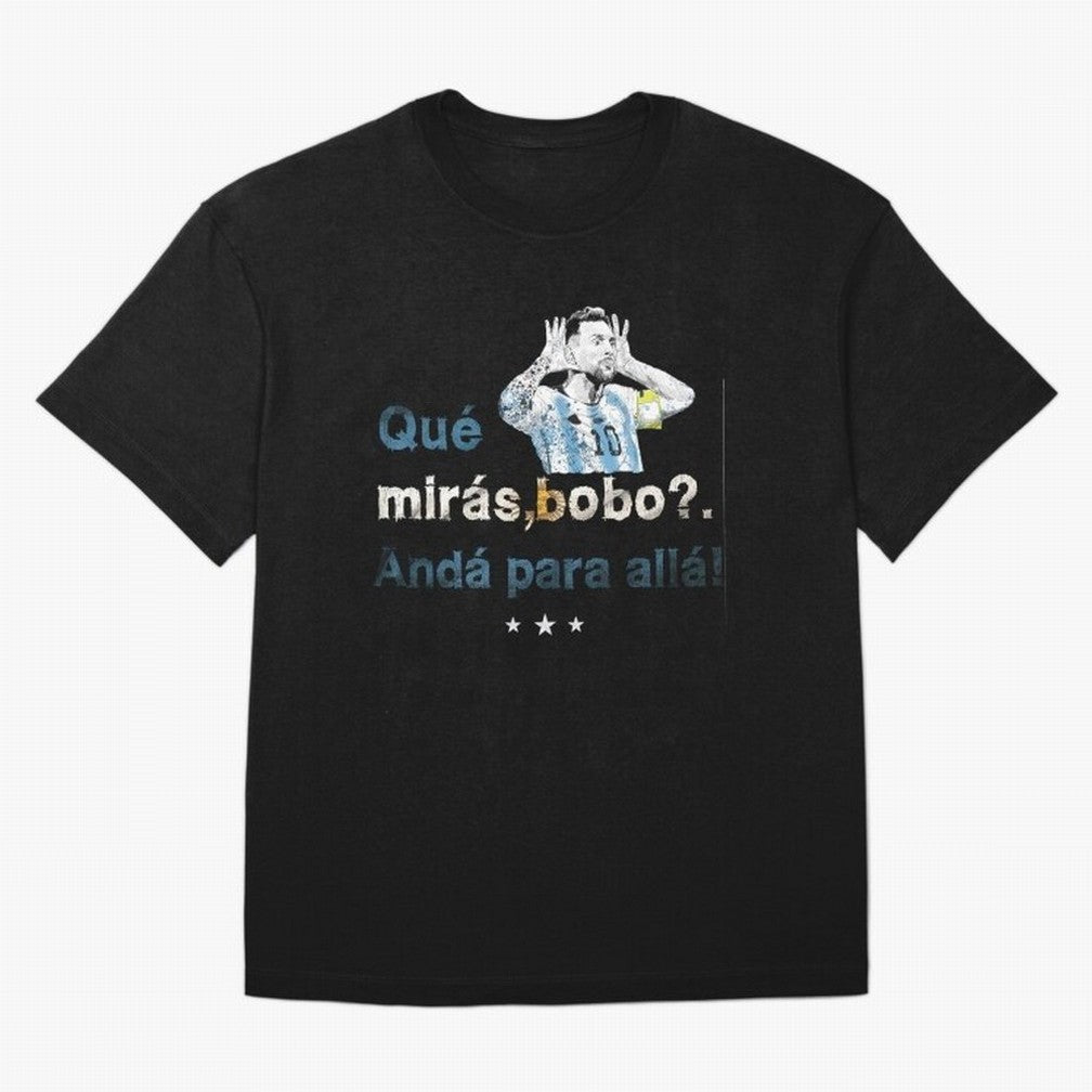 Que Miras Bobo? Classic T-Shirt Turn Every Weekend Toward the FIFA World Cup 2026 Journey through Mbappe Highlights, Argentina, France and Brazil Pride, Football Festival Excitement, Trophy Ambitions, Country Rivalries and Star Player Buzz; Perfect