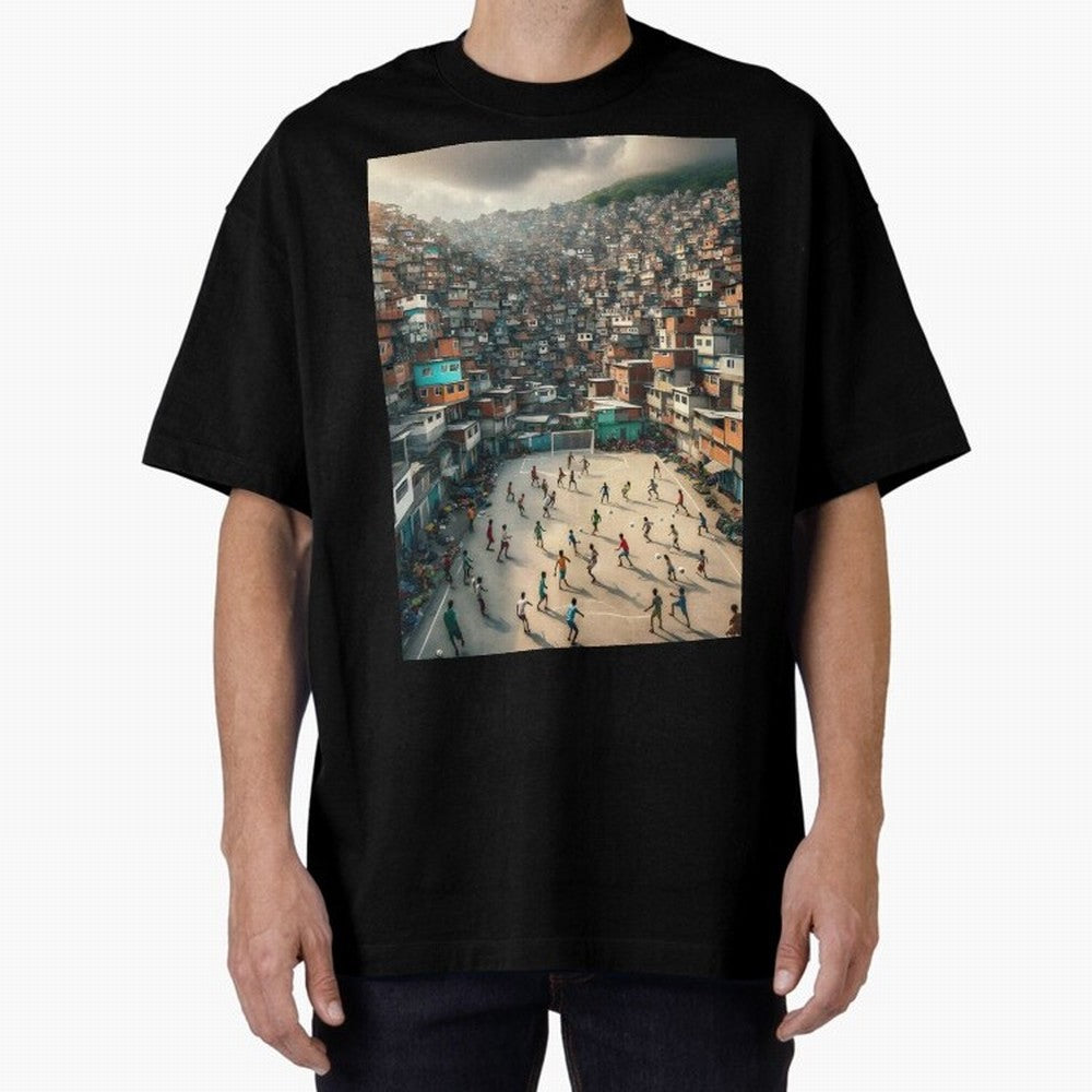 Favela Happiness Classic T-Shirt Back Your Heroes with Match Day Hype around FIFA World Cup 2026, Neymar, Haaland and Cristiano Ronaldo, Argentina, Sports Nostalgia, International Competition, Famous Players and Unforgettable Victories; Created for