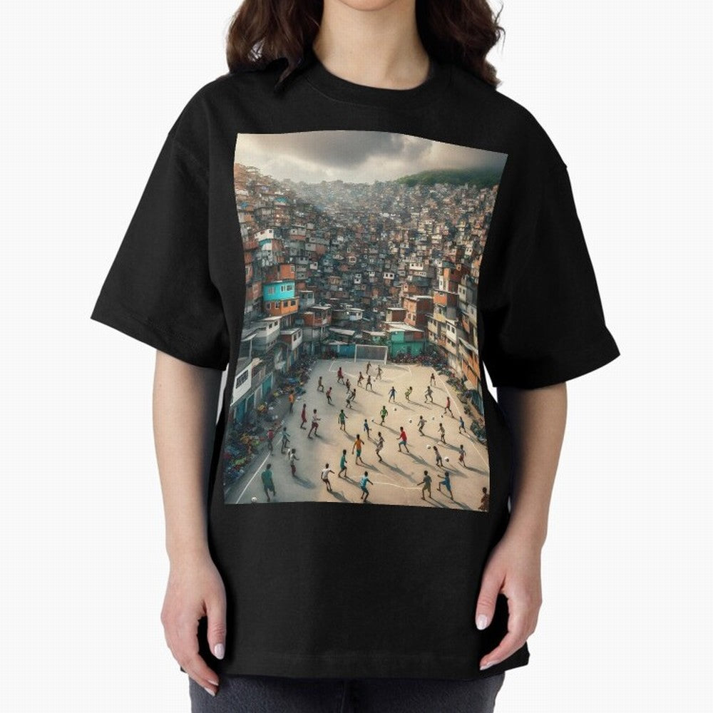 Favela Happiness Classic T-Shirt Back Your Heroes with Match Day Hype around FIFA World Cup 2026, Neymar, Haaland and Cristiano Ronaldo, Argentina, Sports Nostalgia, International Competition, Famous Players and Unforgettable Victories; Created for