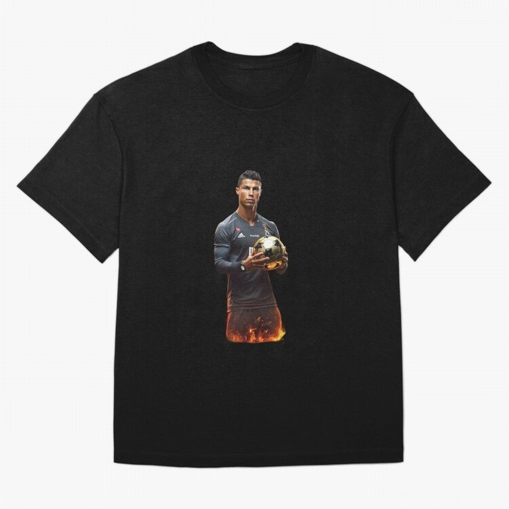 Real Goat Cristiano Ronaldo Oversized T-Shirt Celebrate Classic Football Spirit in Global Football Passion for FIFA World Cup 2026 USA Canada Mexico, Connected to CR7 and Messi, Portugal, Supporter Pride, Iconic Celebrations, Legendary Names and