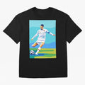 Cristiano Ronaldo Wpap Art Classic T-Shirt Enjoy Match Day Hype around FIFA World Cup 2026 Group Stage, Messi, CR7 and Mbappe, Netherlands, Global Supporter Spirit, Legendary Goals, National Colors and Tournament Celebration; Perfect for Supporters