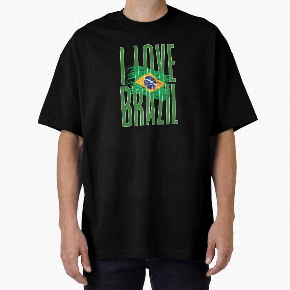 Art I Love BRAZIL Classic T-Shirt Join Supporters Worldwide for FIFA World Cup 2026 Group Stage Spirit, Capturing Portugal, Spain and Germany, Messi and Cristiano Ronaldo, Stadium Chants, National Pride, Trophy Dreams and Unforgettable Football