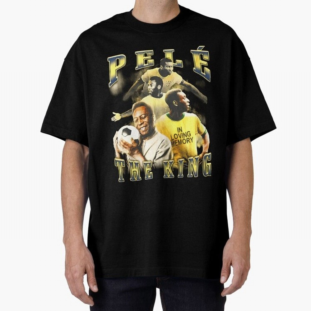Pele Legend Essential T-Shirt Capture Stadium Memories from Match Day Hype around FIFA World Cup 2026 USA Canada Mexico, Neymar, Haaland and Cristiano Ronaldo, France and Portugal, Global Supporter Spirit, Legendary Goals, National Colors and