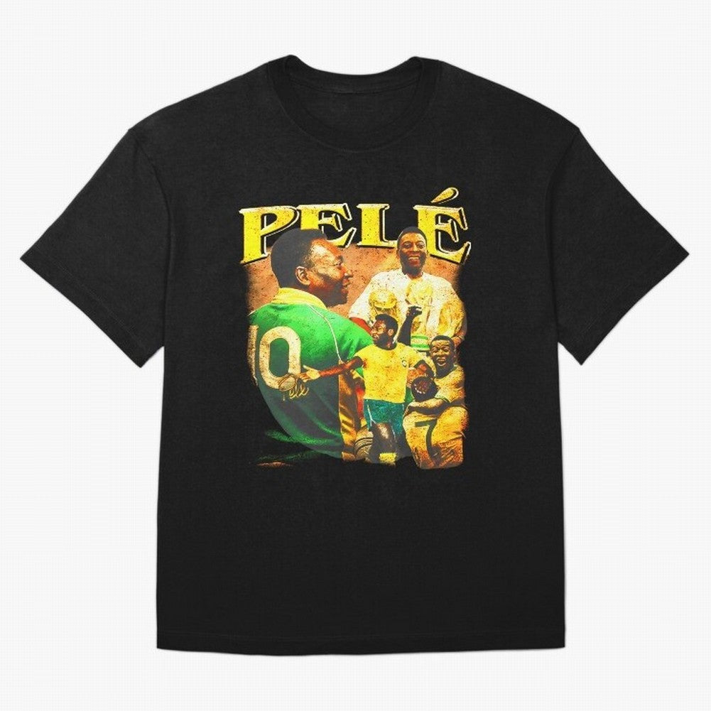 Pele The King Essential T-Shirt Show Up for the Glory of Match Day Hype around FIFA World Cup 2026, Haaland and Mbappe, Brazil, Fan Favorite Moments, National Team Passion, Big Match Drama and Soccer History; Created for Match Day Parties, Soccer