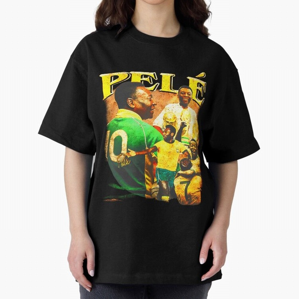 Pele The King Essential T-Shirt Show Up for the Glory of Match Day Hype around FIFA World Cup 2026, Haaland and Mbappe, Brazil, Fan Favorite Moments, National Team Passion, Big Match Drama and Soccer History; Created for Match Day Parties, Soccer