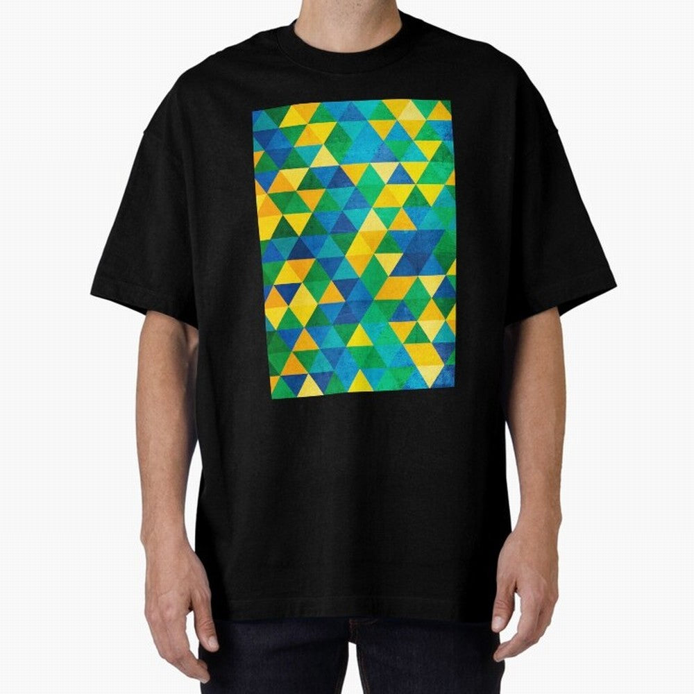 Geometric Brazil colors Classic T-Shirt Carry the Dream of FIFA World Cup 2026 Spirit, Featuring Netherlands, Neymar, Tournament Hype, Historic Matchups, Family Viewing Parties and Global Sports Pride; Built for Supporters Chasing Trophy Dreams,