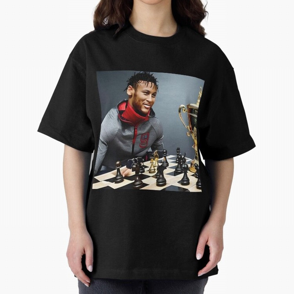 Mastermind: Neymar Playing Chess with the Championship Trophy Classic T-Shirt Honor the Beautiful Game during FIFA World Cup 2026 for Fans of Neymar and Brazil, Bringing Soccer Culture, Superstar Moments, National Team Dreams and Competitive Fire;