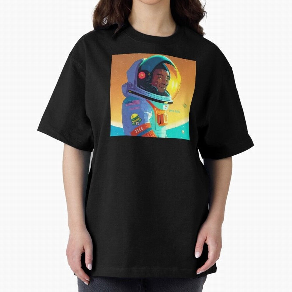 Pele in space looking game Classic T-Shirt Live the Energy of FIFA World Cup 2026 for Fans of Messi, CR7 and Mbappe and Portugal, Spain and Germany, Bringing Soccer Culture, Superstar Moments, National Team Dreams and Competitive Fire; Perfect for