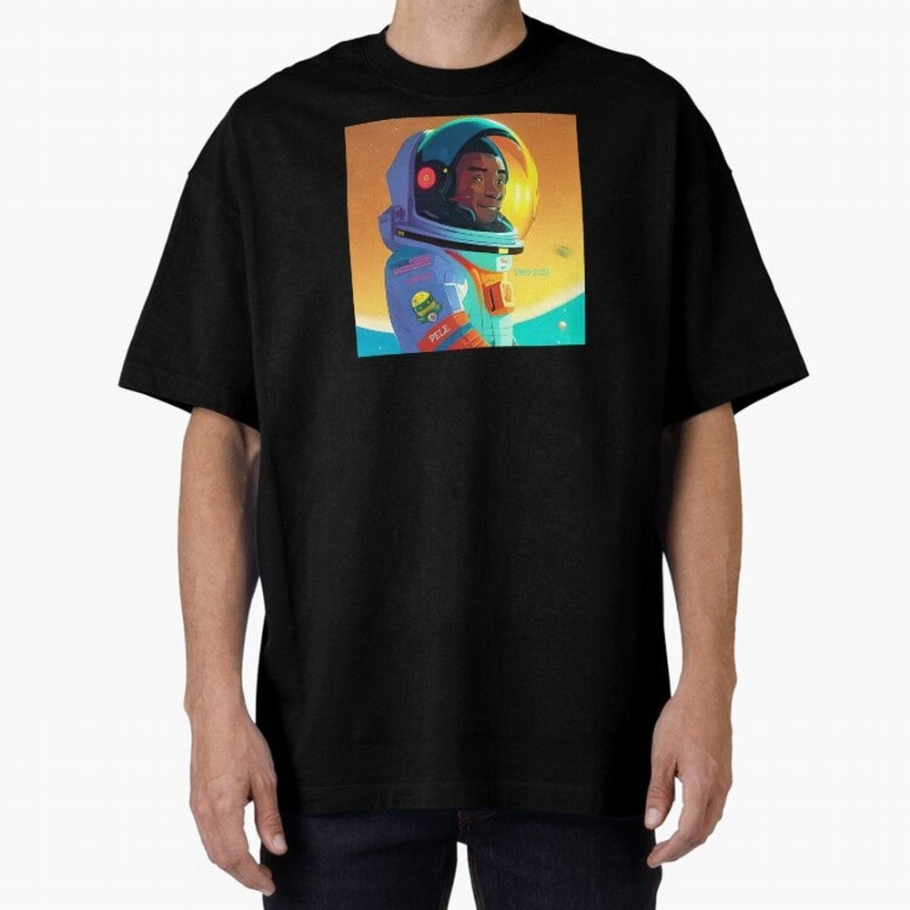 Pele in space looking game Classic T-Shirt Live the Energy of FIFA World Cup 2026 for Fans of Messi, CR7 and Mbappe and Portugal, Spain and Germany, Bringing Soccer Culture, Superstar Moments, National Team Dreams and Competitive Fire; Perfect for