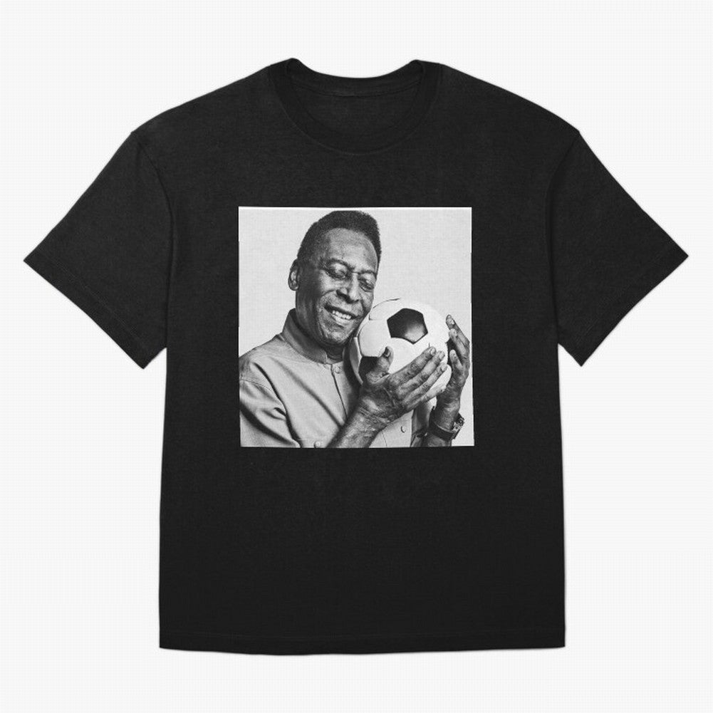 Pel¨¦ Classic T-Shirt Stand Out with Spirit from Global Football Passion for FIFA World Cup 2026 USA Canada Mexico, Capturing Messi and Cristiano Ronaldo, England, Vintage Soccer Flavor, Modern Football Stars, National Flags and Final Night