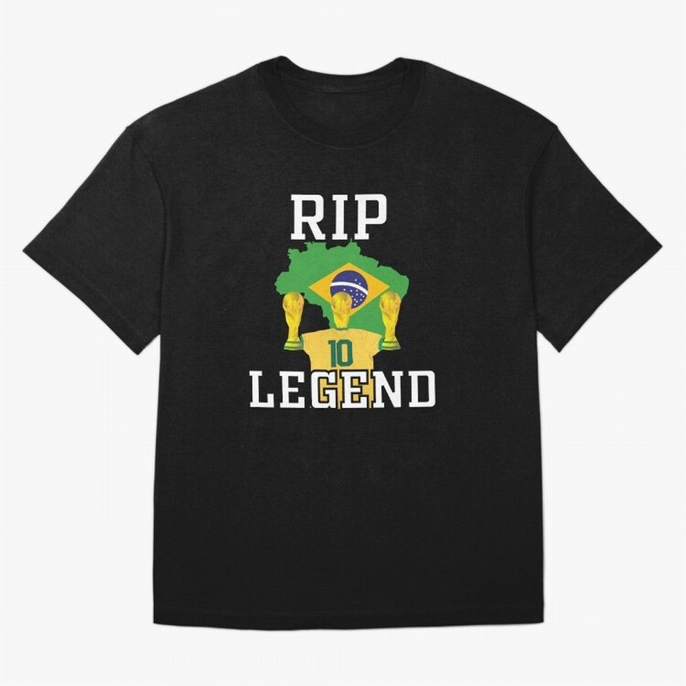 RIP LEGEND rest in peace Pele Classic T-Shirt Celebrate Soccer Greatness during Global Football Passion for FIFA World Cup 2026, Centered on Neymar, Argentina, Fan Favorite Moments, National Team Passion, Big Match Drama and Soccer History; Made