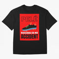 Pele Quote Success Is No Accident Graphic Classic T-Shirt Cheer for Global Football Passion for FIFA World Cup 2026, Highlighting Messi, Neymar and Mbappe, England and Germany, Championship Spirit, Famous Goals, Roaring Crowds and International