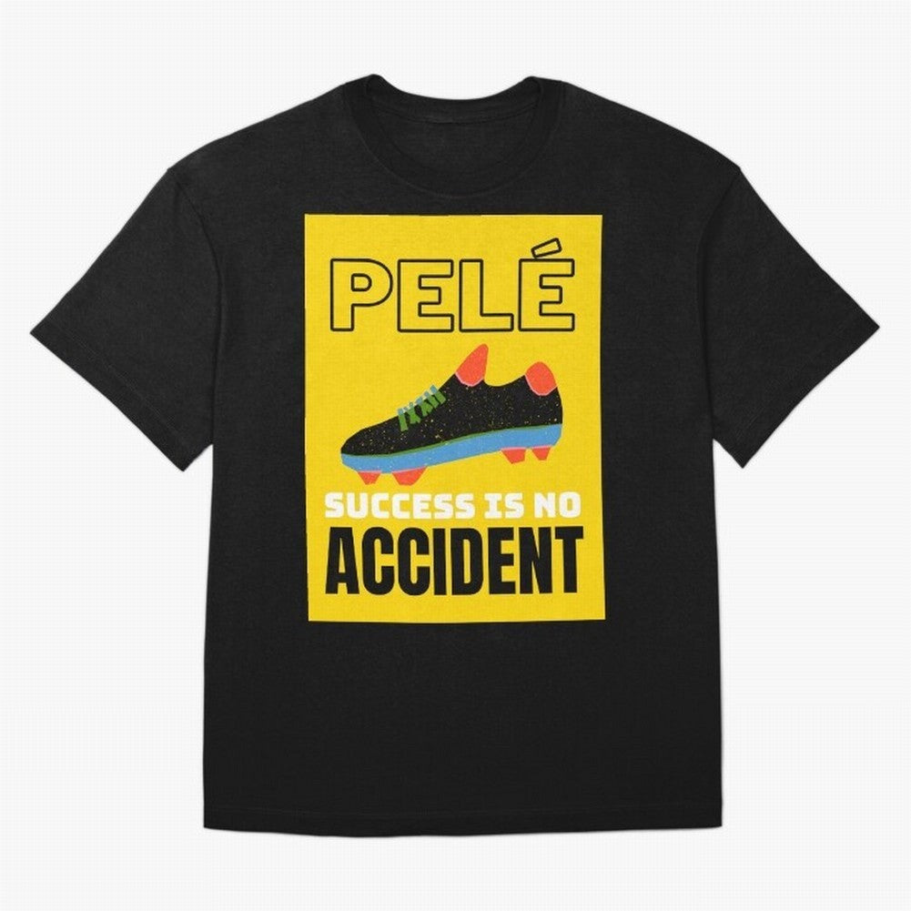Pele Quote Success Is No Accident Graphic Classic T-Shirt Upgrade Match Day Hype around FIFA World Cup 2026 Group Stage, Haaland, England, Retro Football Energy, Iconic Rivalries, Trophy Chase Drama and Stadium Atmosphere; Built for Supporters