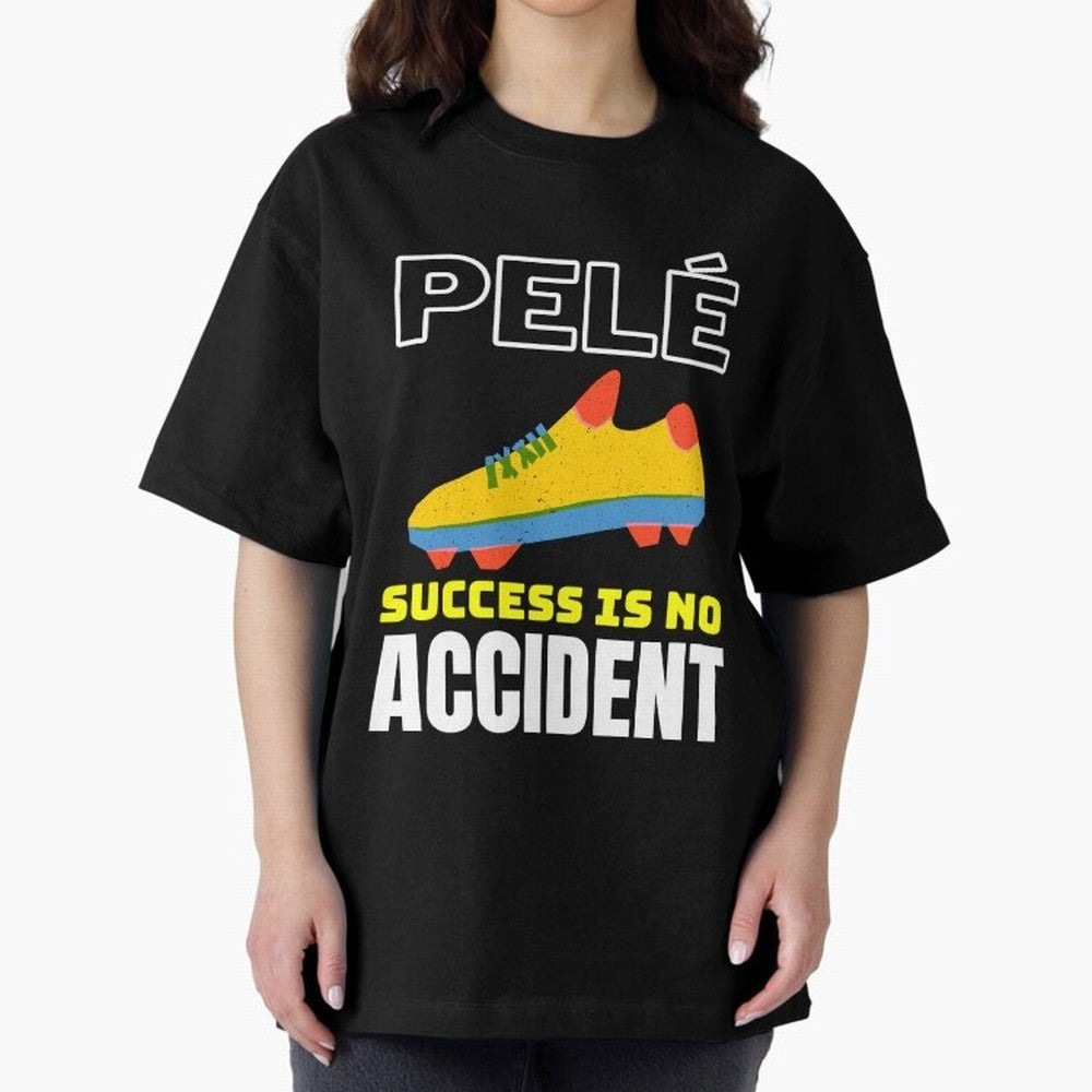 Pele Quote Success Is No Accident Graphic Classic T-Shirt Celebrate Global Football Passion for FIFA World Cup 2026 USA Canada Mexico, Centered on Messi, England, Worldwide Fan Energy, Dramatic Goals, Stadium Lights and Championship Celebrations;