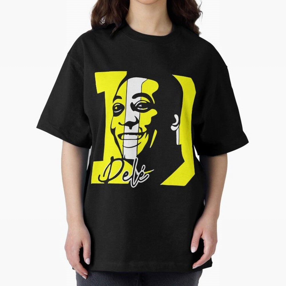 Pele Soccer Brazil Player, RIP Pele - pel¨¦ [HiSVG.CoM] Oversized T-Shirt Celebrate Rivalries and Pride in FIFA World Cup 2026 Group Stage Spirit, Centered on France, Messi, CR7 and Mbappe, Global Supporter Spirit, Legendary Goals, National Colors