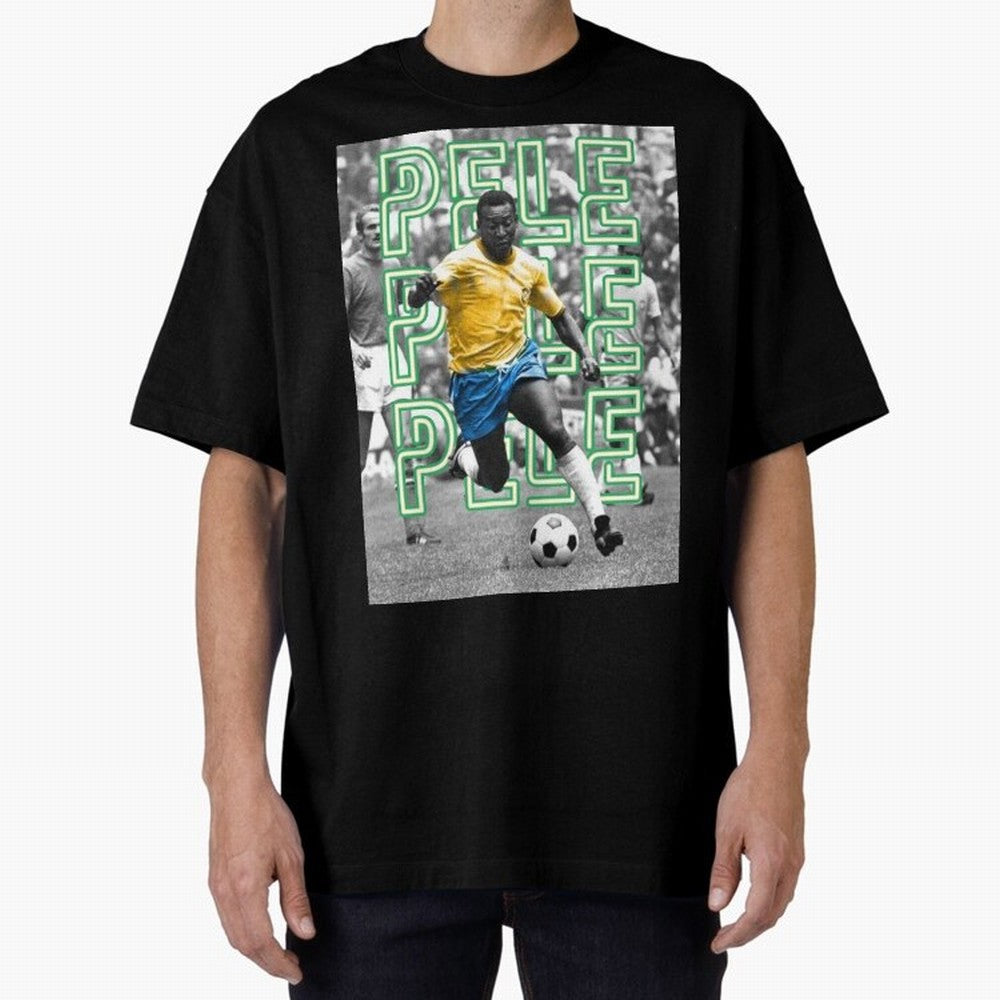Pele The G.O.A.T. Classic T-Shirt Make Your Look Match Match Day Hype around FIFA World Cup 2026 Group Stage, Cristiano Ronaldo, Brazil, Supporter Pride, Iconic Celebrations, Legendary Names and Global Match Day Energy; Perfect for People Who Love