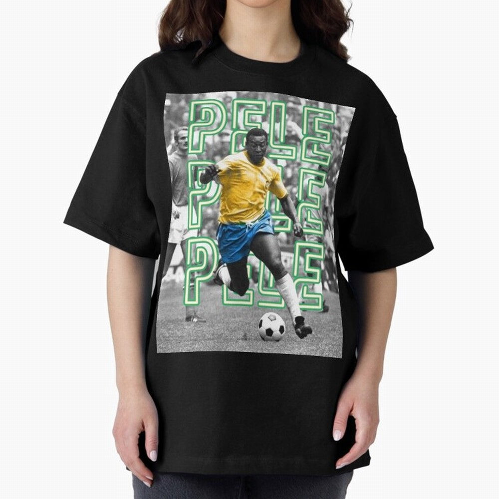 Pele The G.O.A.T. Classic T-Shirt Make Your Look Match Match Day Hype around FIFA World Cup 2026 Group Stage, Cristiano Ronaldo, Brazil, Supporter Pride, Iconic Celebrations, Legendary Names and Global Match Day Energy; Perfect for People Who Love