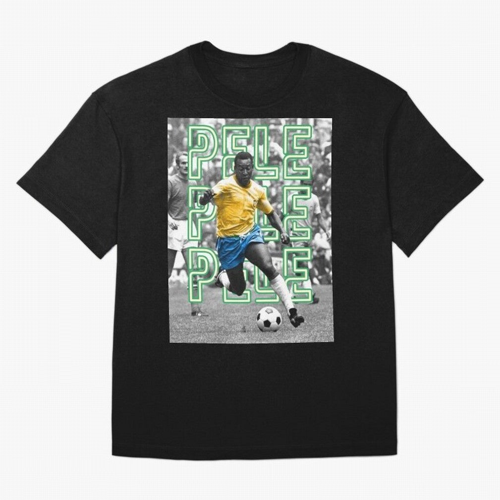 Pele The G.O.A.T. Classic T-Shirt Make Your Look Match Match Day Hype around FIFA World Cup 2026 Group Stage, Cristiano Ronaldo, Brazil, Supporter Pride, Iconic Celebrations, Legendary Names and Global Match Day Energy; Perfect for People Who Love