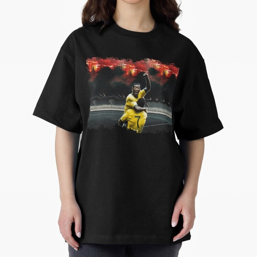 Pele 8K Classic T-Shirt Carry Match Day Hype around FIFA World Cup 2026 Group Stage, Mbappe and Neymar, Brazil, Portugal and Argentina, Tournament Hype, Historic Matchups, Family Viewing Parties and Global Sports Pride; Perfect for Fans,