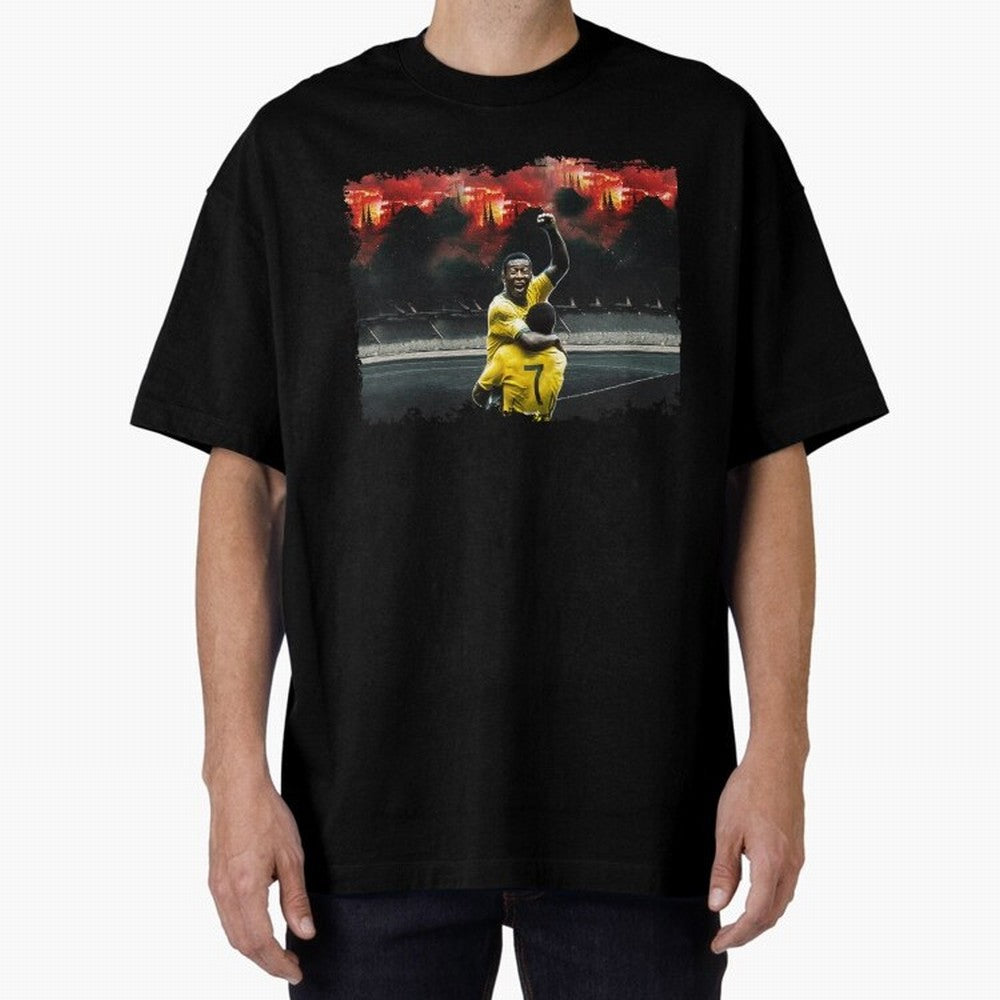 Pele 8K Classic T-Shirt Carry Match Day Hype around FIFA World Cup 2026 Group Stage, Mbappe and Neymar, Brazil, Portugal and Argentina, Tournament Hype, Historic Matchups, Family Viewing Parties and Global Sports Pride; Perfect for Fans,