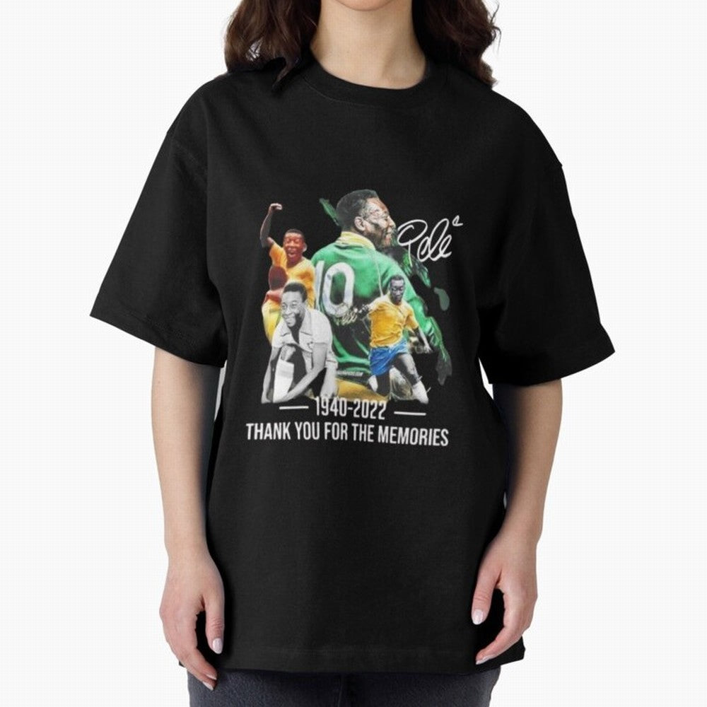 Signed Pele Shirt Active T-Shirt Celebrate Classic Football Spirit in Match Day Hype around FIFA World Cup 2026, Cristiano Ronaldo, Haaland and CR7, Argentina and Brazil, Global Supporter Spirit, Legendary Goals, National Colors and Tournament