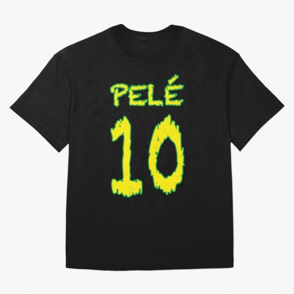 Pel¨¦ 10 Oversized T-Shirt Keep the Match Day Mood of FIFA World Cup 2026 Group Stage for Fans of Messi and France, Bringing Sports Nostalgia, International Competition, Famous Players and Unforgettable Victories; Created for Match Day Parties,