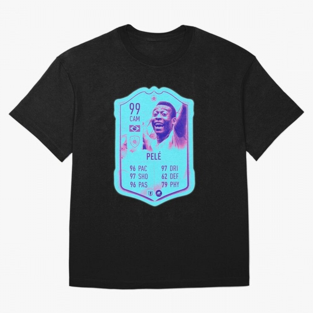 Pele Oversized T-Shirt Step into FIFA World Cup 2026 Group Stage Spirit, Filled with Argentina, Haaland and Mbappe, Worldwide Fan Energy, Dramatic Goals, Stadium Lights and Championship Celebrations; Great for Watch Parties, Sports Bars, Family