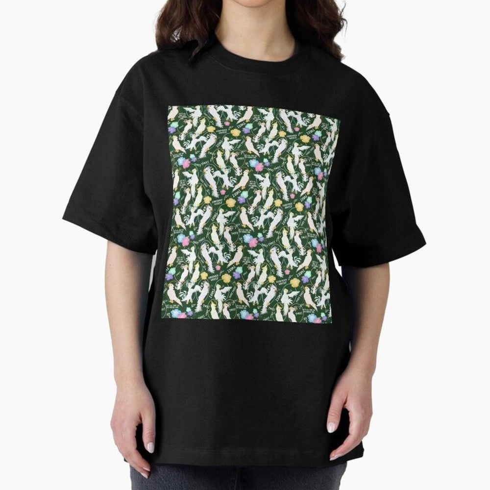 Tiki Room Showgirls Oversized T-Shirt Step into FIFA World Cup 2026 Group Stage Spirit, Capturing France and Portugal, Mbappe and Neymar, Stadium Chants, National Pride, Trophy Dreams and Unforgettable Football Memories; Great for Supporters Who