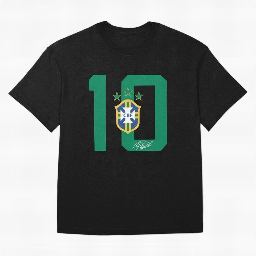 PELE 10 BR1 Classic T-Shirt Spotlight FIFA World Cup 2026 for Fans of Messi, CR7 and Mbappe and Argentina and Brazil, Bringing Champion Mindset, Group Stage Buzz, Knockout Tension and Passionate Fan Culture; Created for Match Day Parties, Soccer