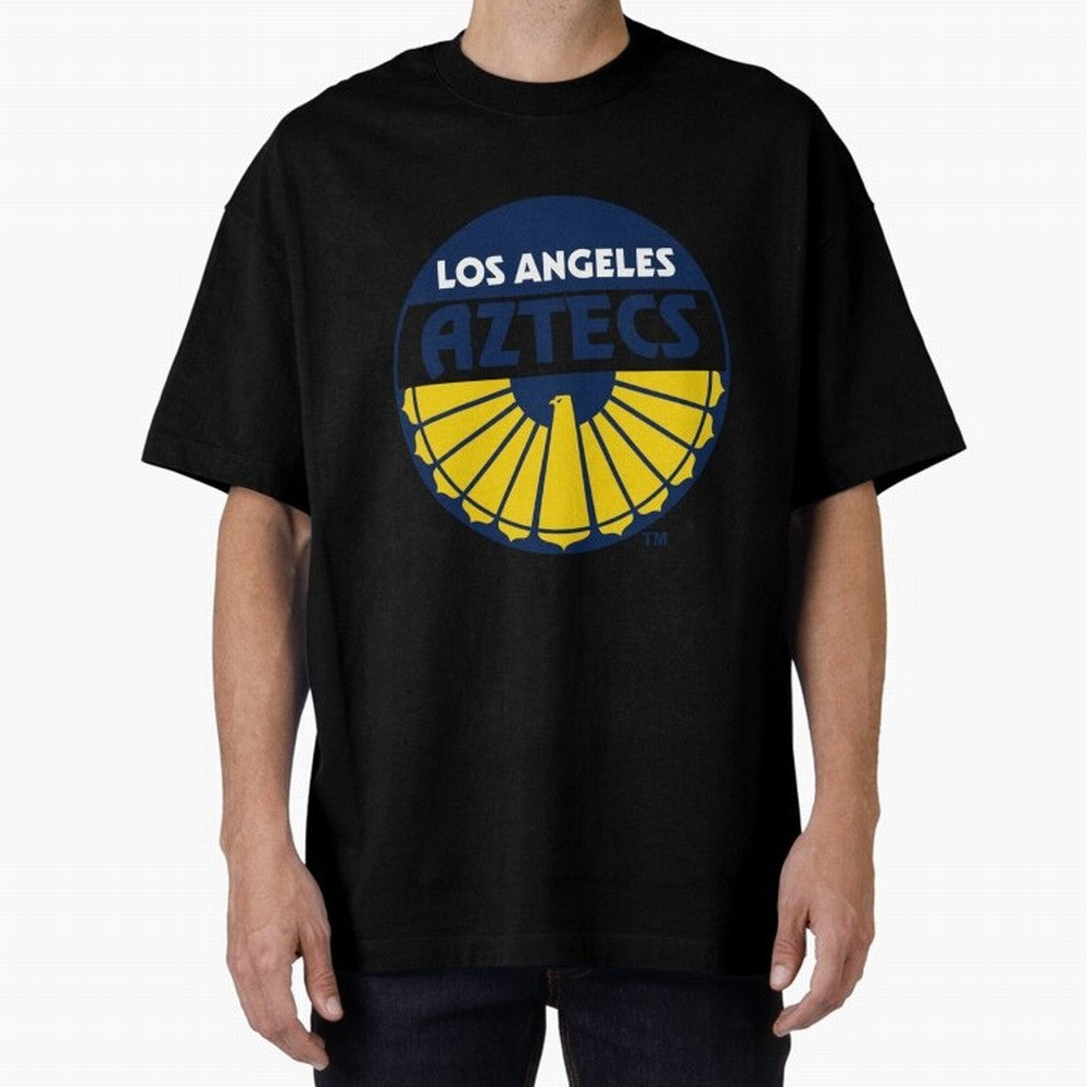 LA AZTECS200 Oversized T-Shirt Experience the Global Stage of Match Day Hype around FIFA World Cup 2026 USA Canada Mexico, Messi, Neymar and Mbappe, France, Fan Favorite Moments, National Team Passion, Big Match Drama and Soccer History; Great for