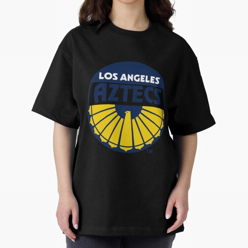 LA AZTECS200 Oversized T-Shirt Experience the Global Stage of Match Day Hype around FIFA World Cup 2026 USA Canada Mexico, Messi, Neymar and Mbappe, France, Fan Favorite Moments, National Team Passion, Big Match Drama and Soccer History; Great for
