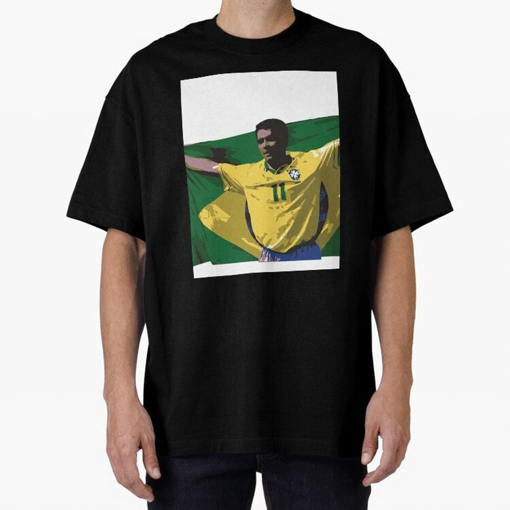 Romario brazil flag Essential T-Shirt Keep the Match Day Mood of Global Football Passion for FIFA World Cup 2026, Built around Haaland and Mbappe, England and Germany, Championship Spirit, Famous Goals, Roaring Crowds and International Football