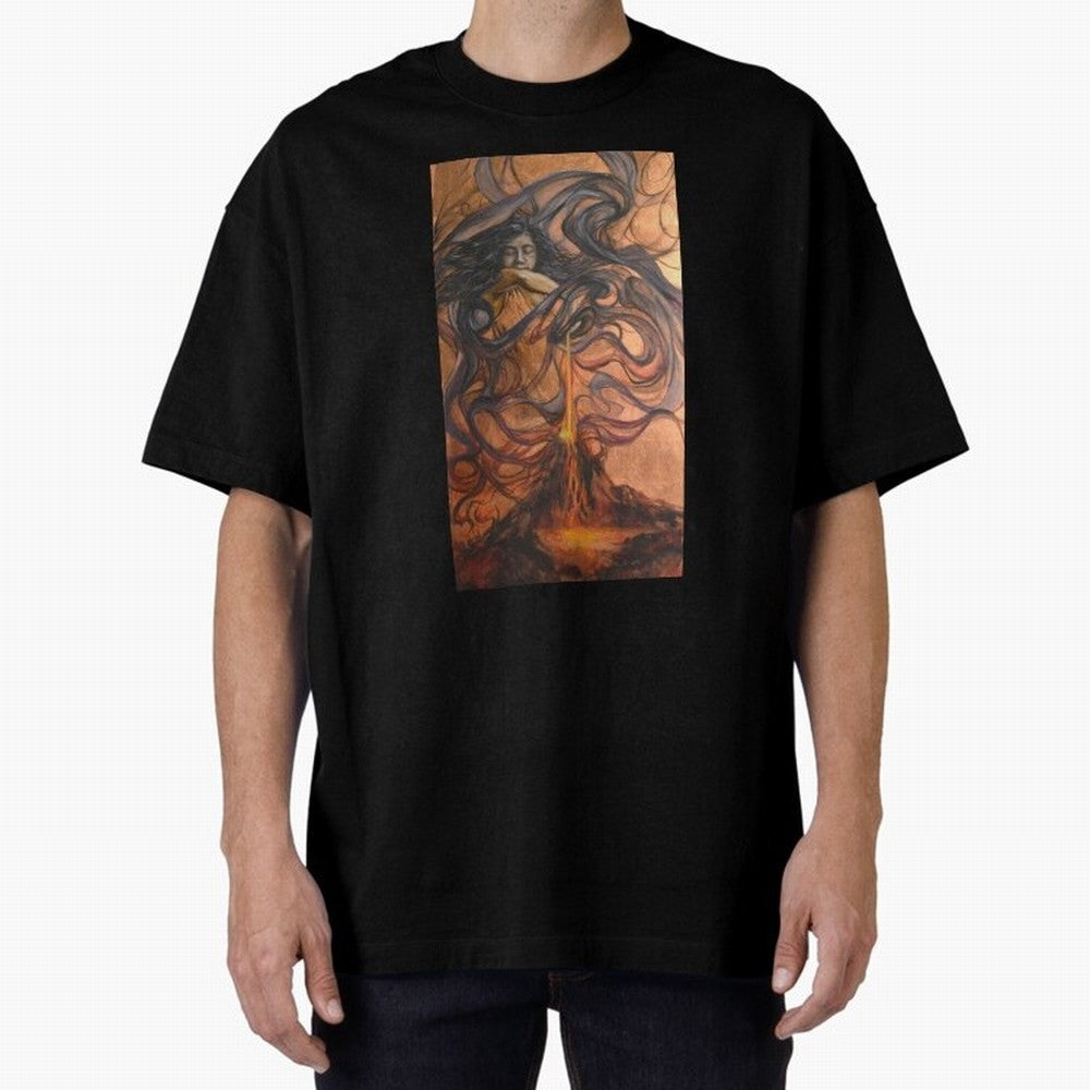Pele Hawaiian Fire and Volcano Goddess painting Essential T-Shirt Bring Retro Soccer Energy to FIFA World Cup 2026 USA Canada Mexico Spirit, Driven by Spain and Netherlands, Haaland, Champion Mindset, Group Stage Buzz, Knockout Tension and