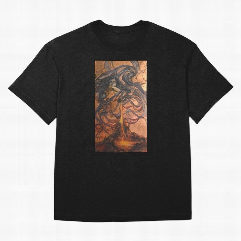 Pele Hawaiian Fire and Volcano Goddess painting Essential T-Shirt Bring Retro Soccer Energy to FIFA World Cup 2026 USA Canada Mexico Spirit, Driven by Spain and Netherlands, Haaland, Champion Mindset, Group Stage Buzz, Knockout Tension and