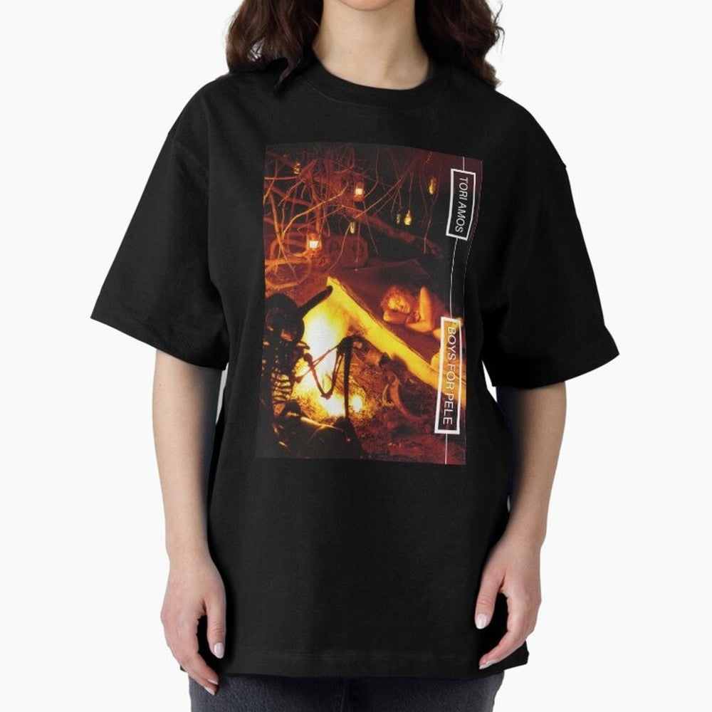 Tori Amos Boys For Pele Promo Alt Cover Album Art Fireside202 Oversized T-Shirt Bring Home the FIFA World Cup 2026 Group Stage Journey through Haaland Highlights, England Pride, Retro Football Energy, Iconic Rivalries, Trophy Chase Drama and