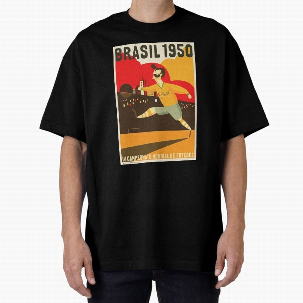 Brasil 1950 World Cup6 Essential T-Shirt Carry the FIFA World Cup 2026 Group Stage Journey through Mbappe and Neymar Highlights, France Pride, Champion Mindset, Group Stage Buzz, Knockout Tension and Passionate Fan Culture; Perfect for Fans,