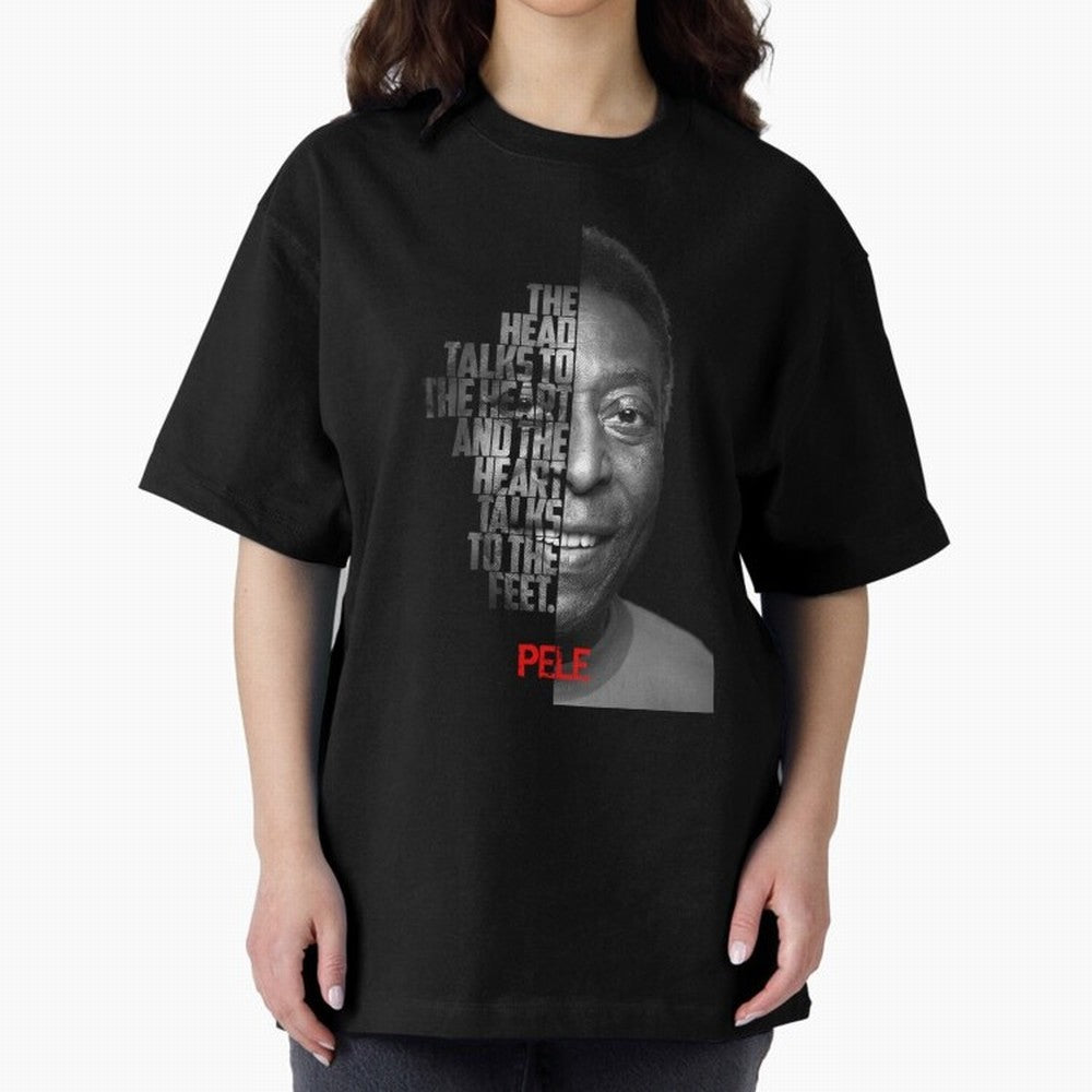 Black and white Pele quote1 Essential T-Shirt Celebrate Golden Goal Energy in Global Football Passion for FIFA World Cup 2026 USA Canada Mexico, Built around Haaland, Argentina, Soccer Culture, Superstar Moments, National Team Dreams and