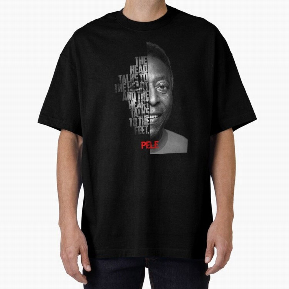 Black and white Pele quote1 Essential T-Shirt Celebrate Golden Goal Energy in Global Football Passion for FIFA World Cup 2026 USA Canada Mexico, Built around Haaland, Argentina, Soccer Culture, Superstar Moments, National Team Dreams and