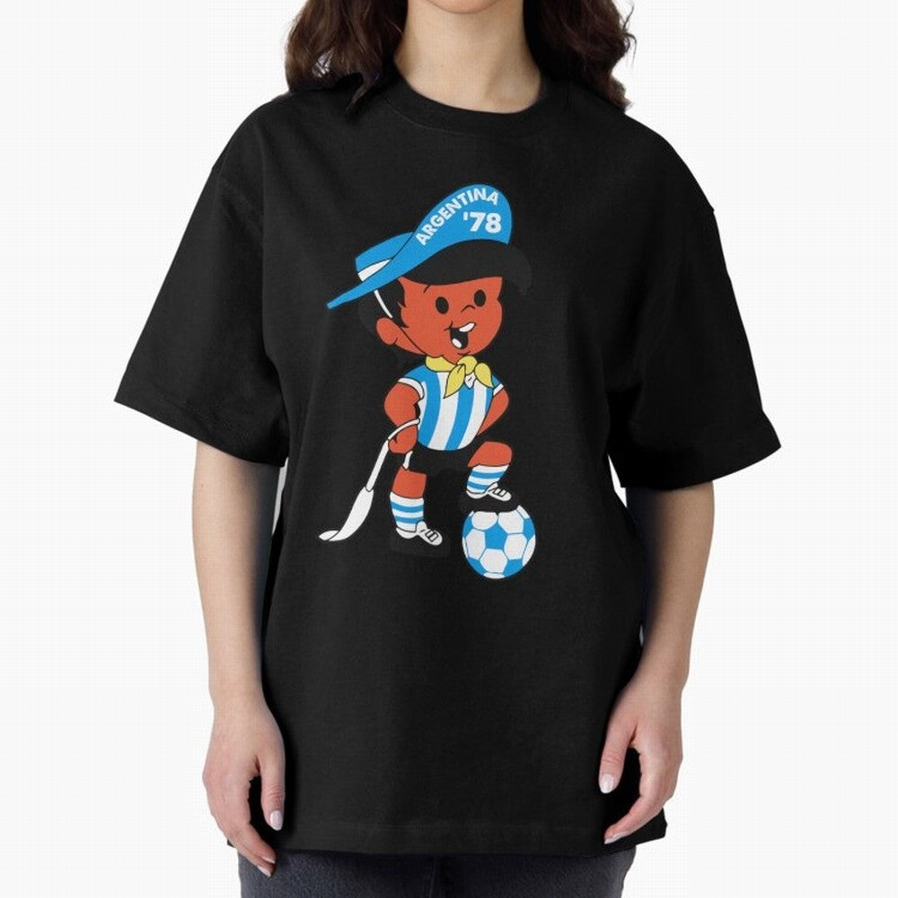 Argentina 78 Mascot Print1 Essential T-Shirt Fuel Global Football Passion for FIFA World Cup 2026 Group Stage, Filled with CR7, England and Germany, Soccer Culture, Superstar Moments, National Team Dreams and Competitive Fire; Built for Supporters