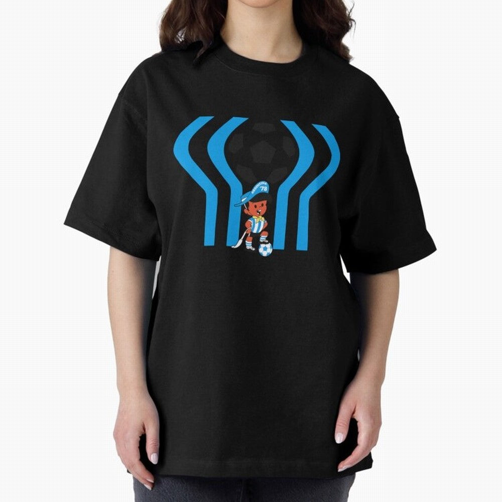 Argentina 78 Mascot Print1 Essential T-Shirt Represent Global Football Passion for FIFA World Cup 2026 USA Canada Mexico, Centered on Haaland, Brazil, Worldwide Fan Energy, Dramatic Goals, Stadium Lights and Championship Celebrations; Ideal for