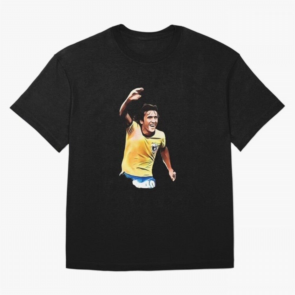 Legends of The Beautiful Game Cartoon Collection Legends Arthur Zico 2 Cartoon Artwork134 Oversized T-Shirt Experience the FIFA World Cup 2026 Group Stage Journey through Messi, Neymar and Mbappe Highlights, Netherlands Pride, Global Supporter