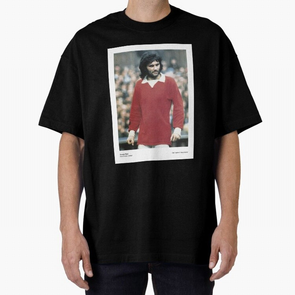 George Best Manchester United1 Oversized T-Shirt Honor Football Greatness during FIFA World Cup 2026 Spirit, Connected to Brazil, Mbappe, Football History, Final Match Energy, Crowd Noise and Once in a Lifetime Moments; Made for Die Hard